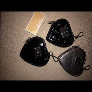 Michael Kors change and card purses